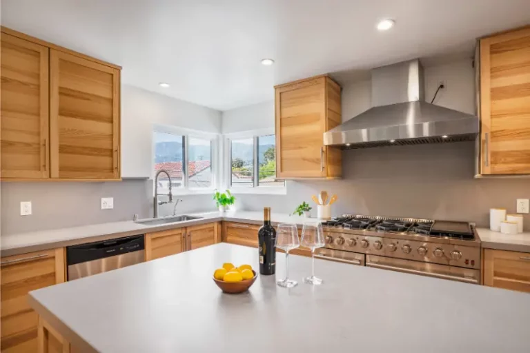 Kitchen Inside Room at Pacific Crest Hotel in Santa Barbara, CA