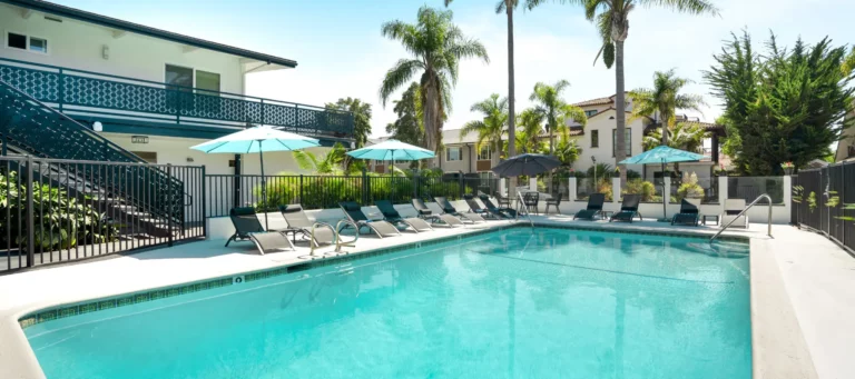 Outdoor Pool at Pacific Crest Hotel in Santa Barbara, CA